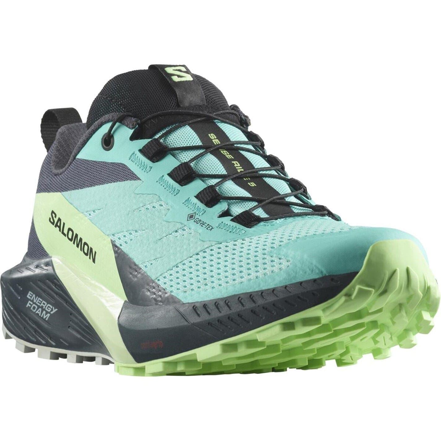Salomon Womens Sense Ride 5 Goretex Trail Running Shoes