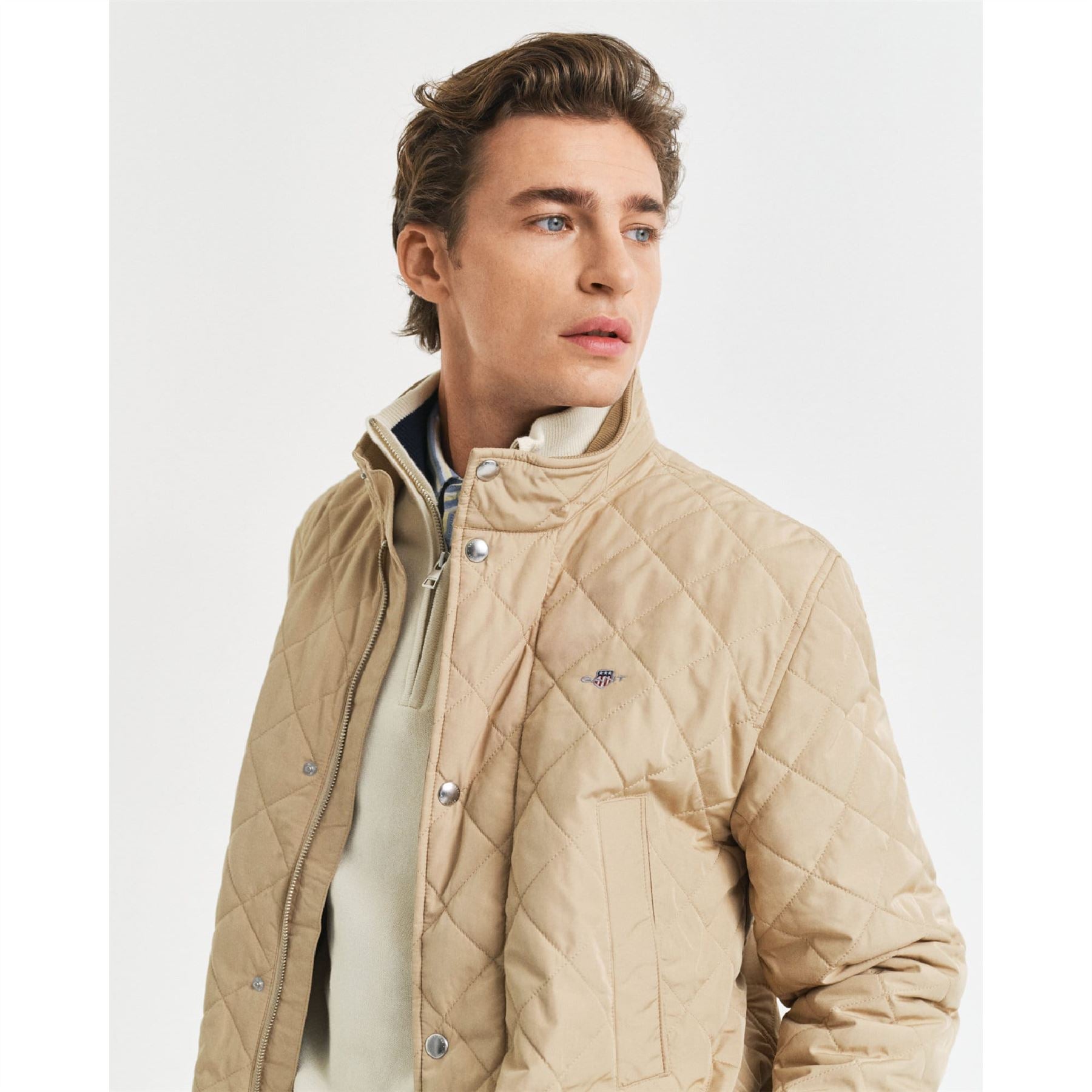 Gant Quilted Windcheater Mid-Length Jacket