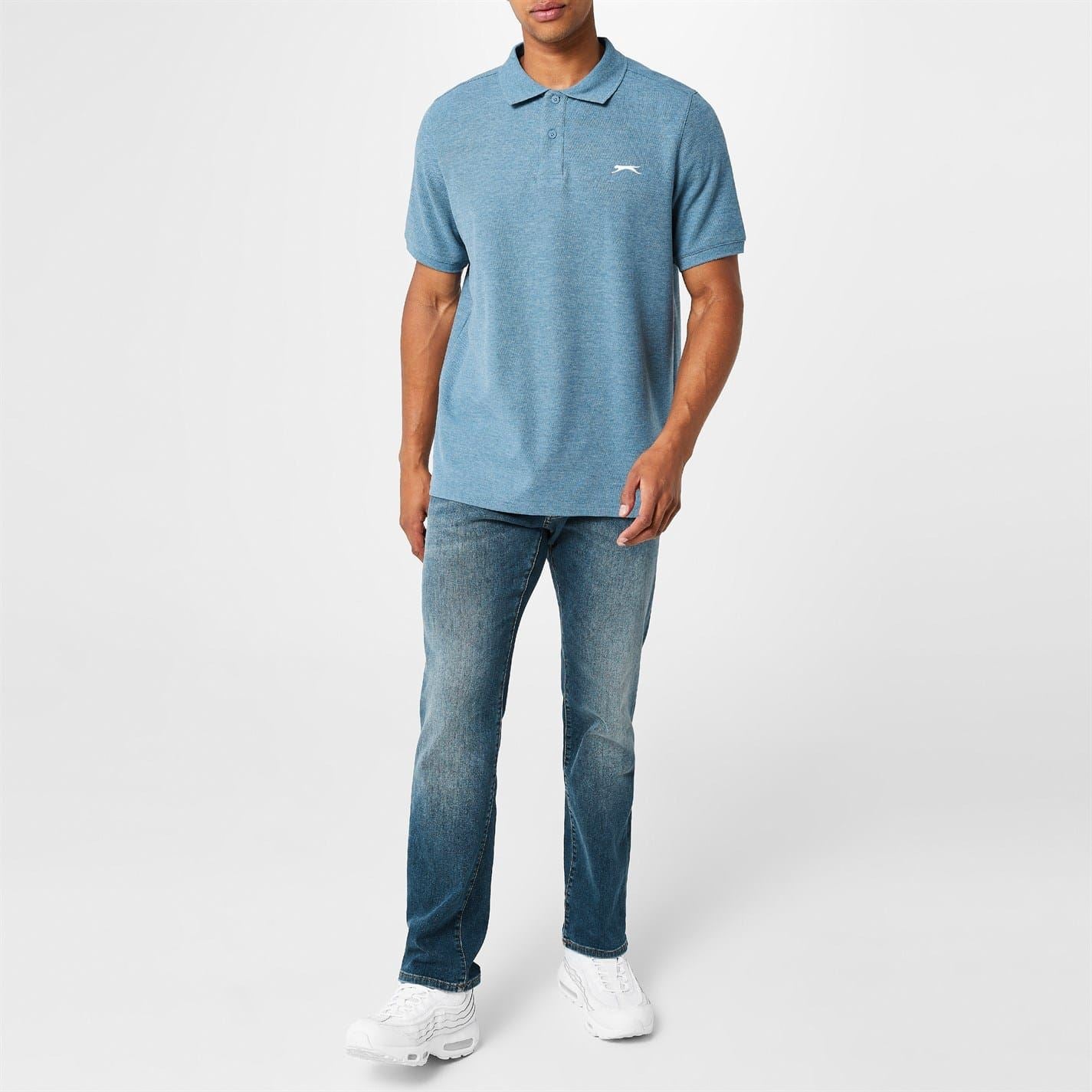 Slazenger Mens Plain Polo Shirt