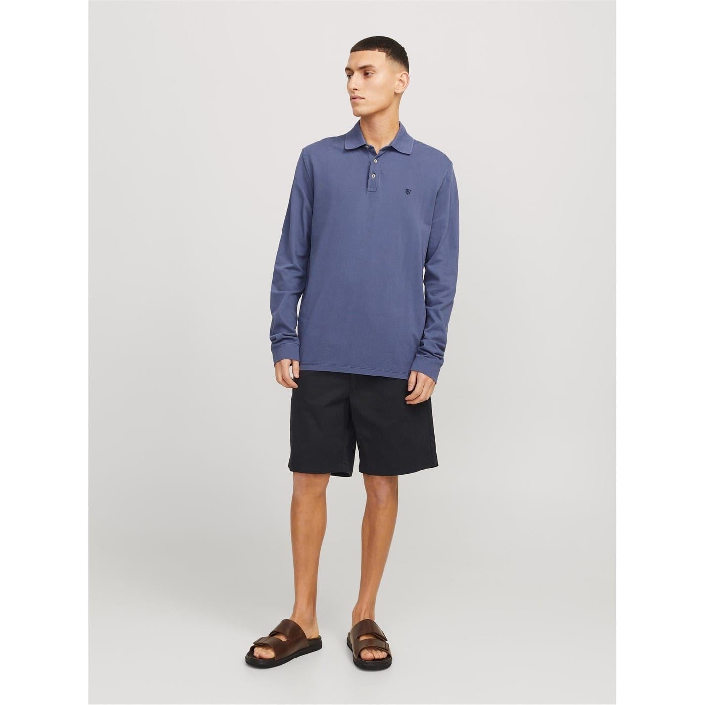 Jack and Jones Solid Patterned Bermuda Shorts
