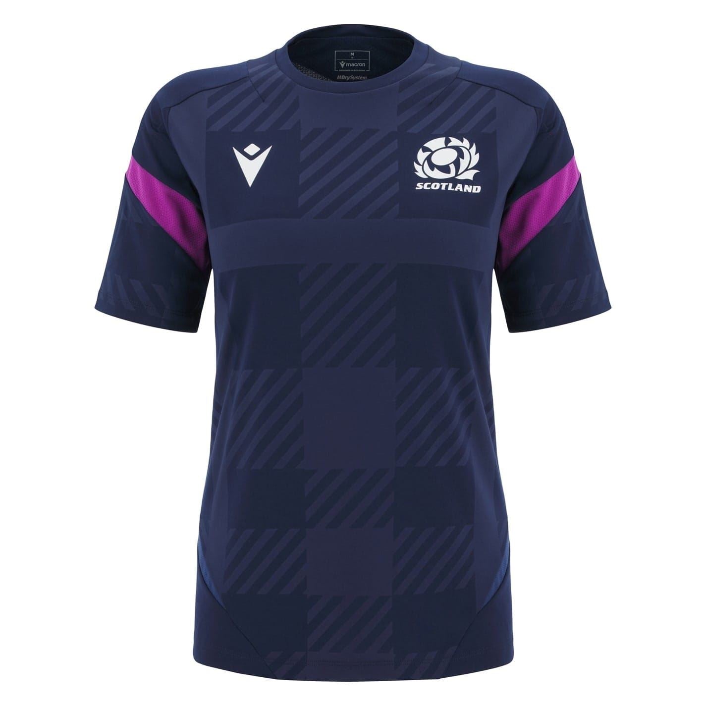 Macron Womens Scotland Rugby Training Shirt 2025