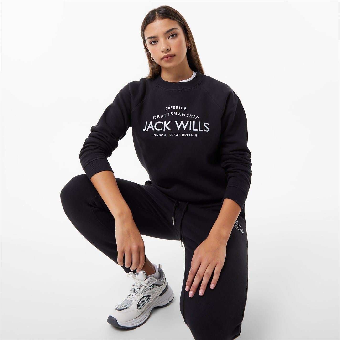 Jack Wills Hunston Graphic Crew Neck Sweatshirt