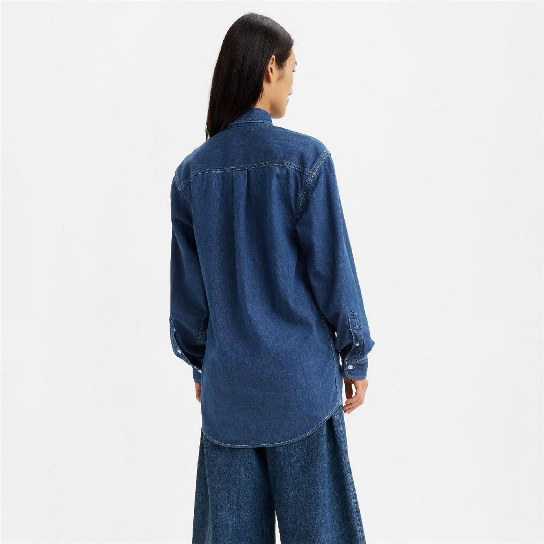 Levis Classic Denim Shirt with Chest Pocket