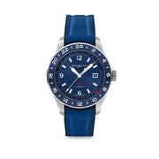 Montblanc Mens Gmt Rubber Strap Analogue Watch