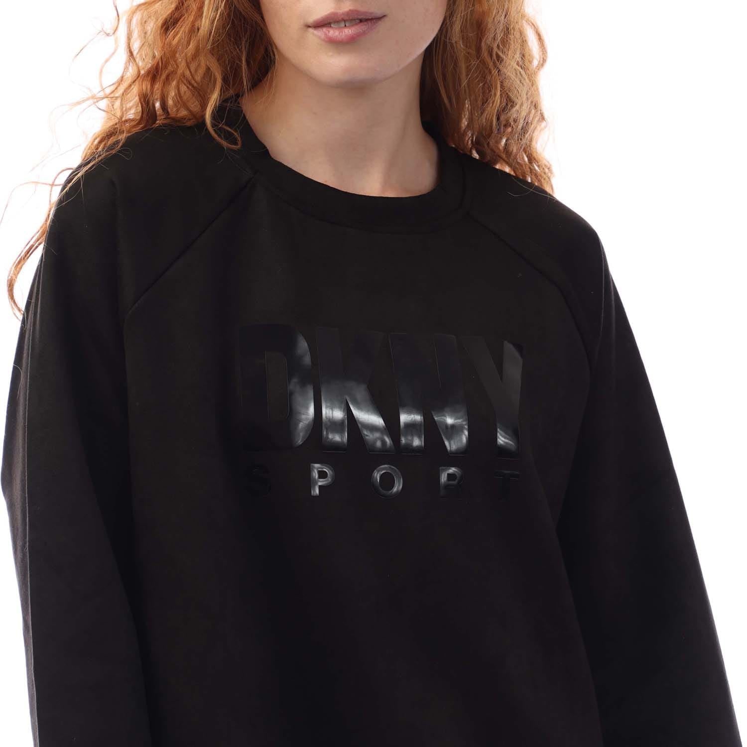 DKNY Sueded Scuba Pullover Sweatshirt