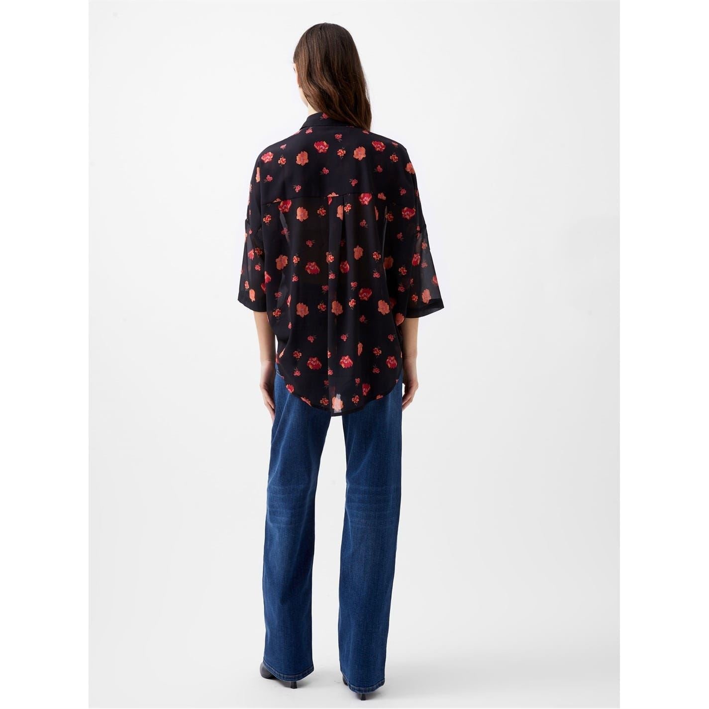 French Connection Ella Relaxed Fit Floral Shirt
