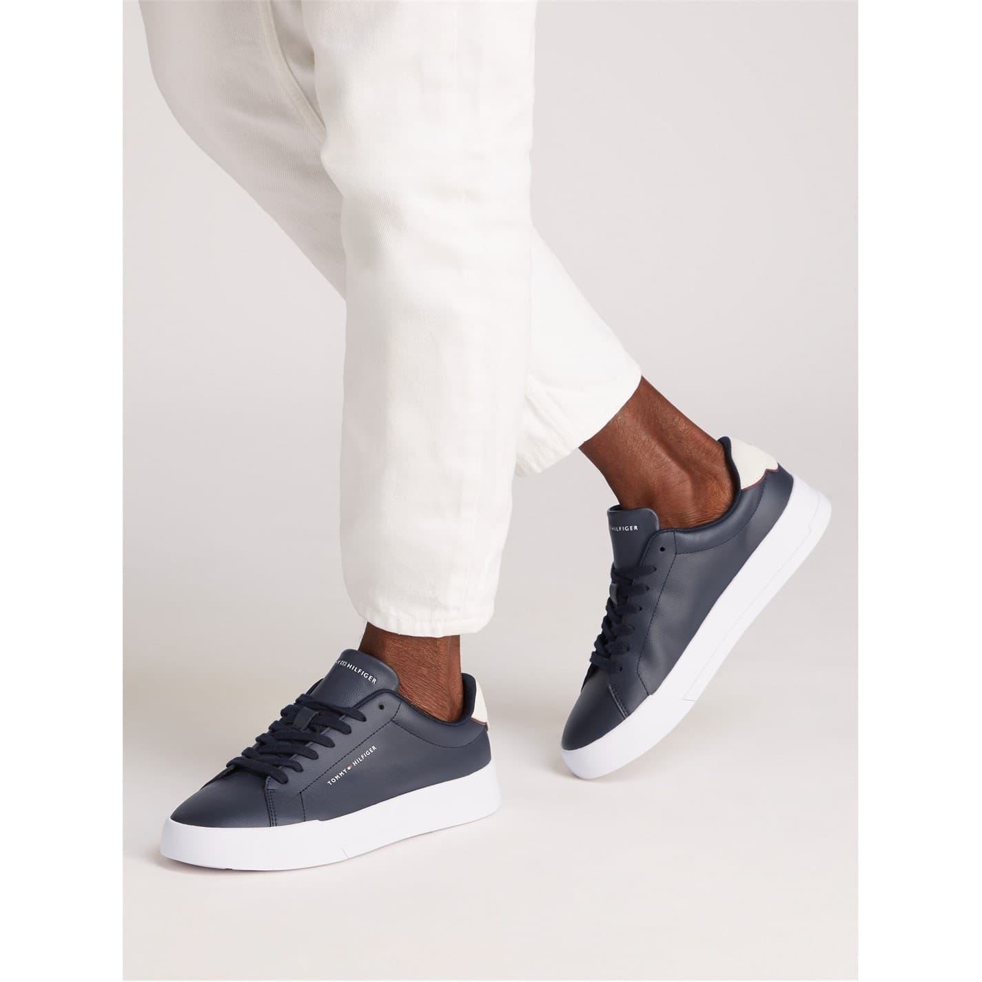 Tommy Hilfiger Leather Low Top Trainers
