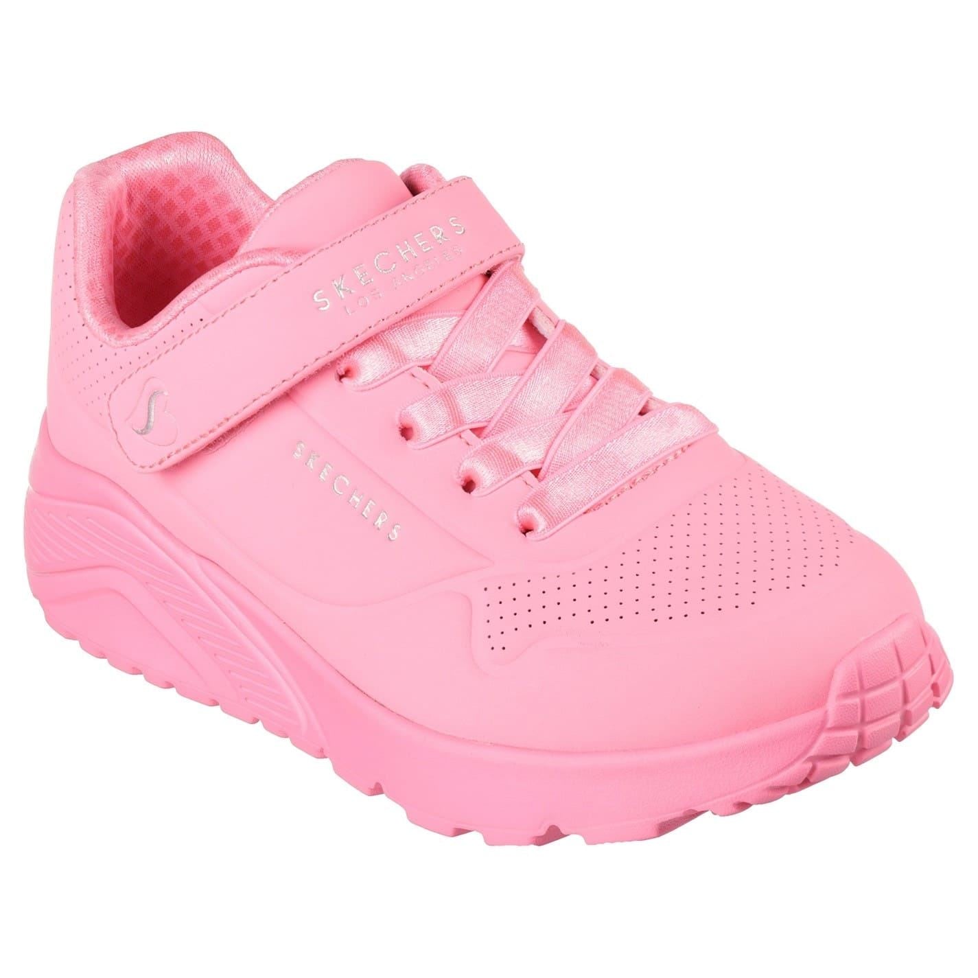 Skechers Uno Lite Round Toe Low Top Sneakers