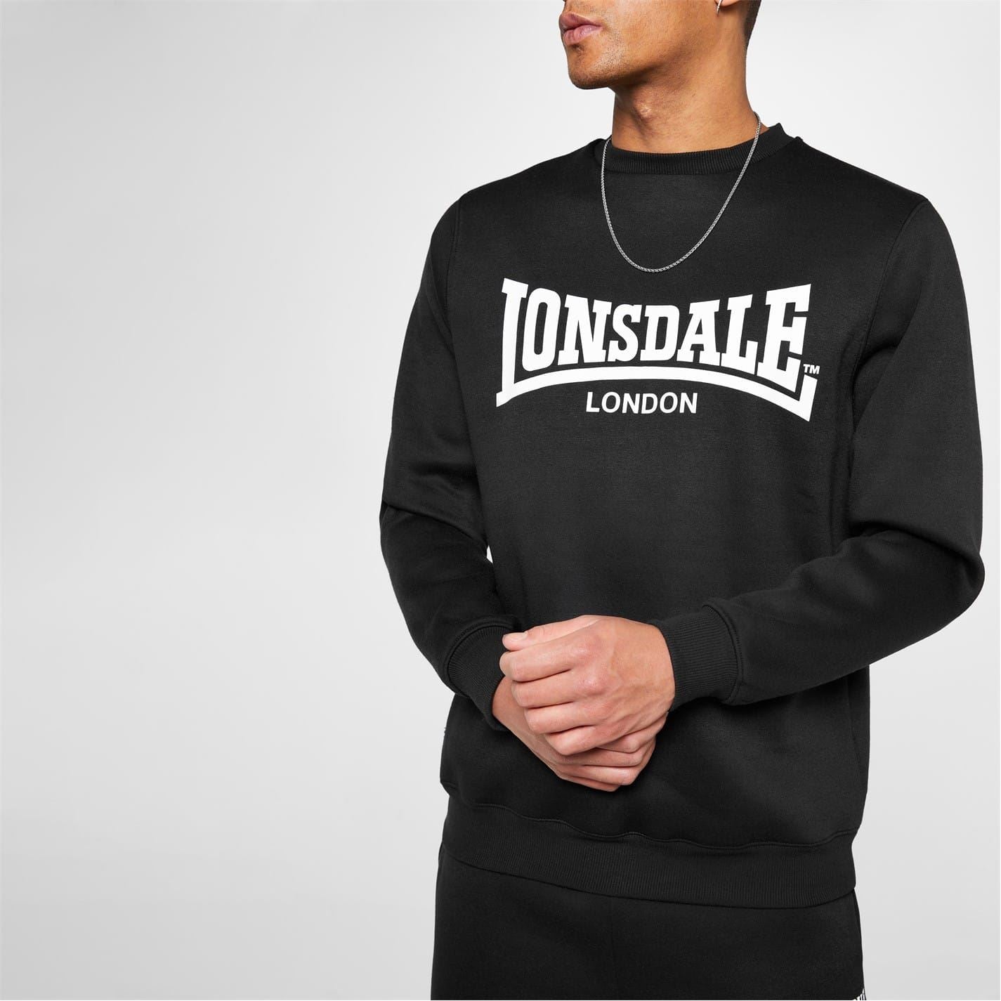 Lonsdale Mens Essential Crew Sweater
