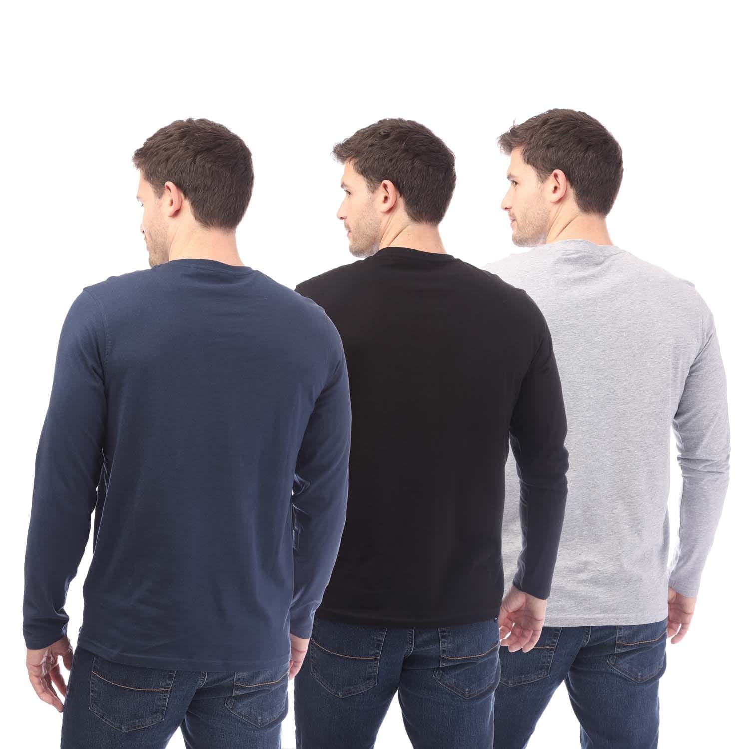 NICCE Mens Julian LS 3 Pack T-Shirts