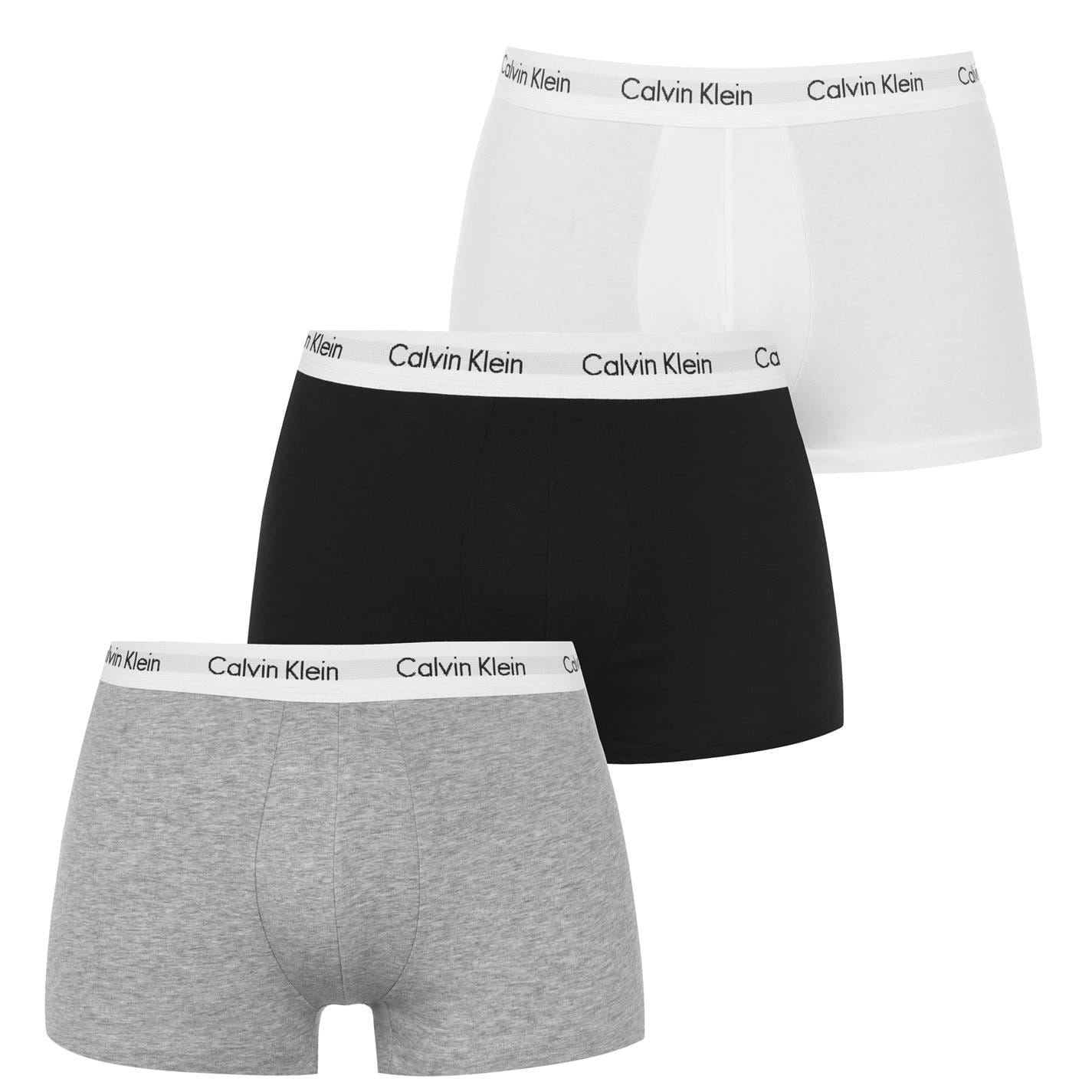 Calvin Klein Mens 3 Pack Boxer Shorts