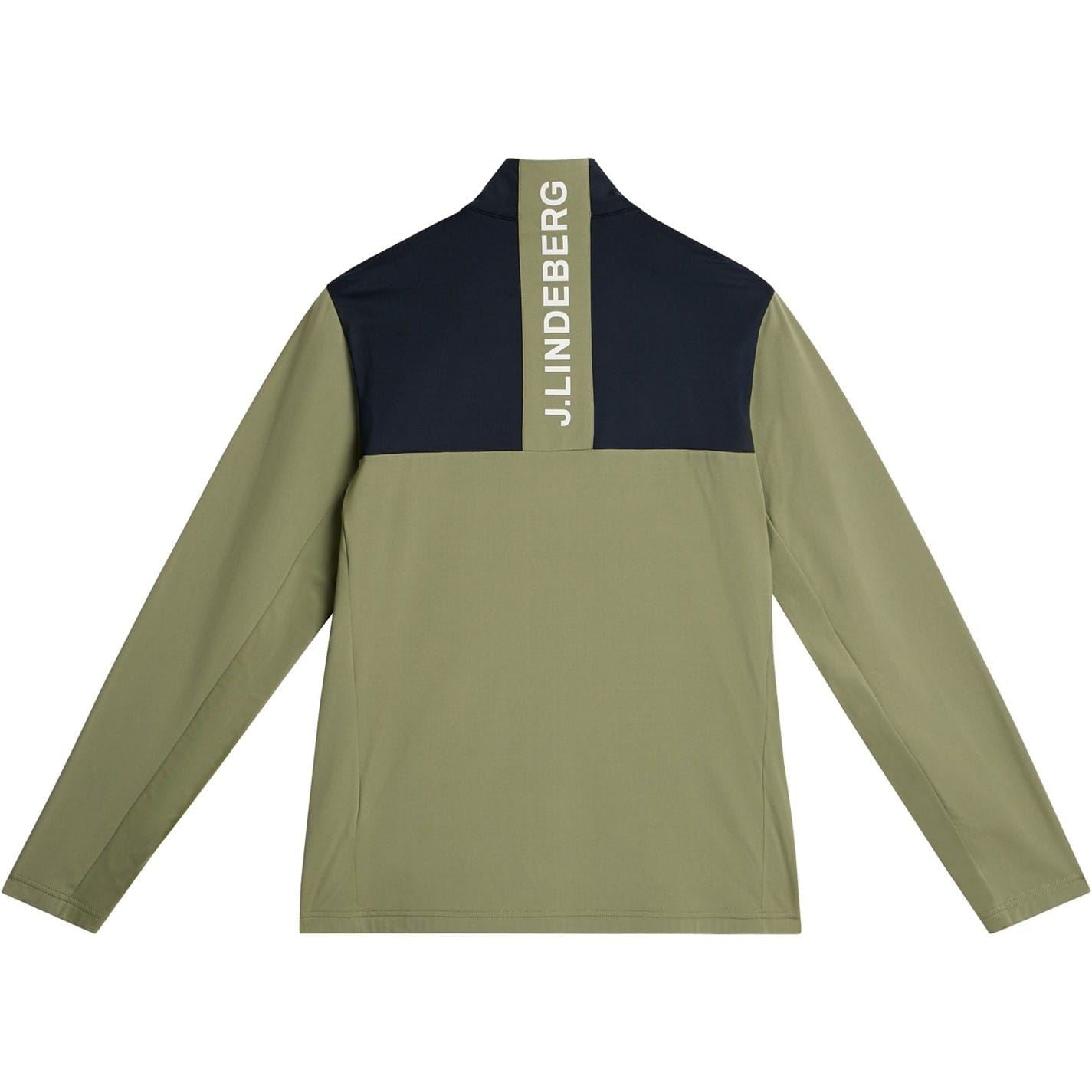 J Lindeberg 4 Zip Mock Neck Bank Top
