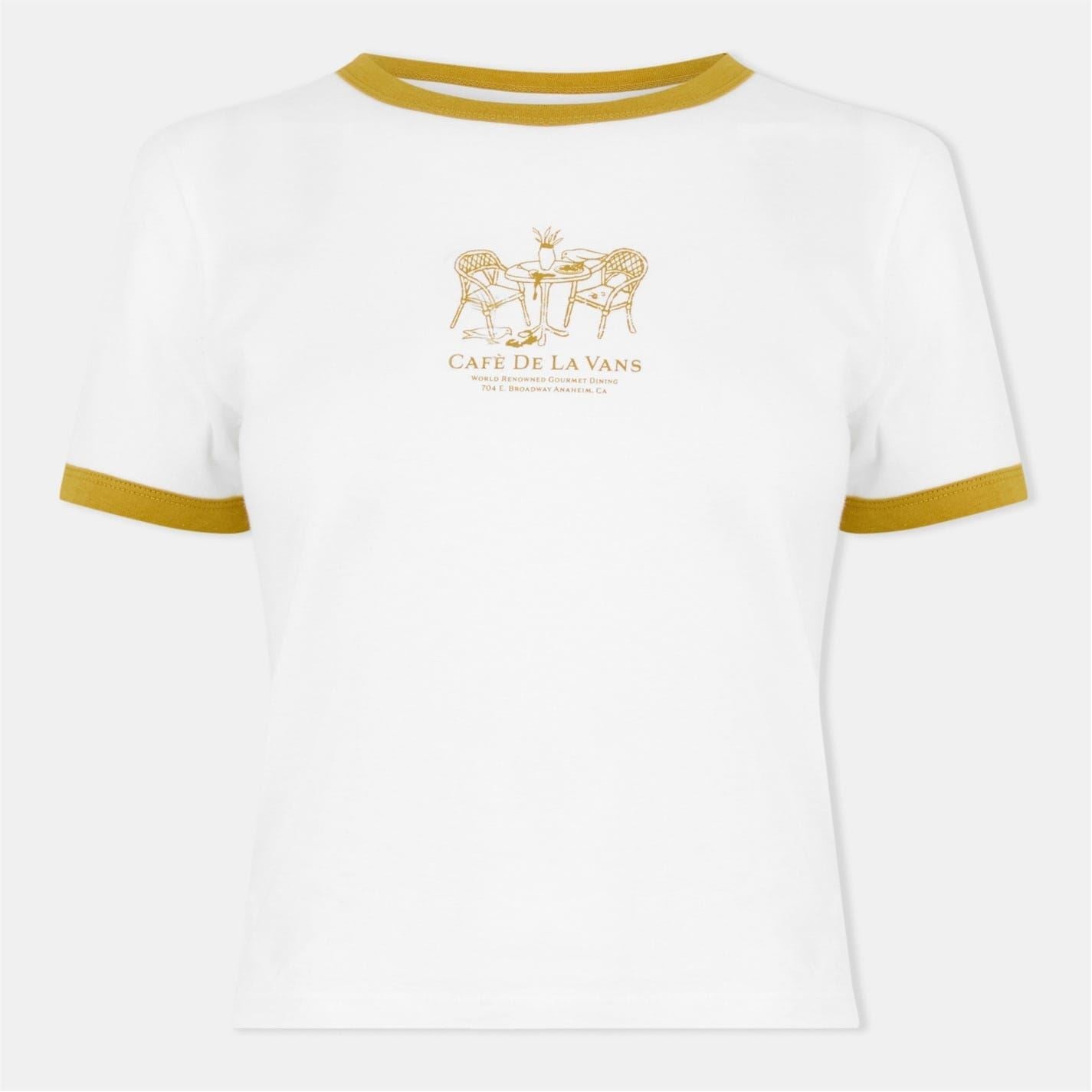 Vans Ringer Regular Fit Ribbed Collar T-Shirt