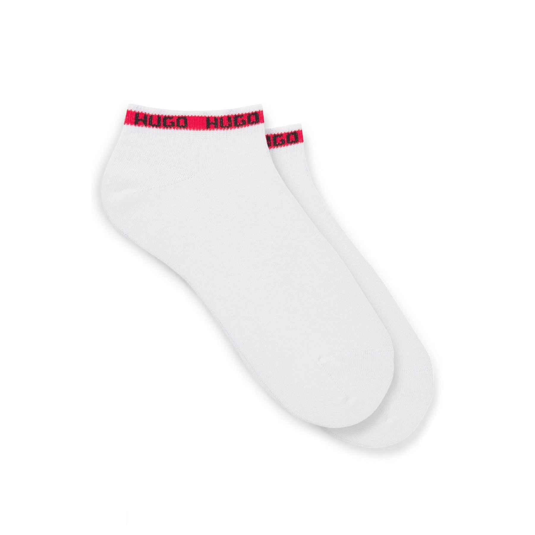 Hugo 2 Pack of Tape Logo Socks