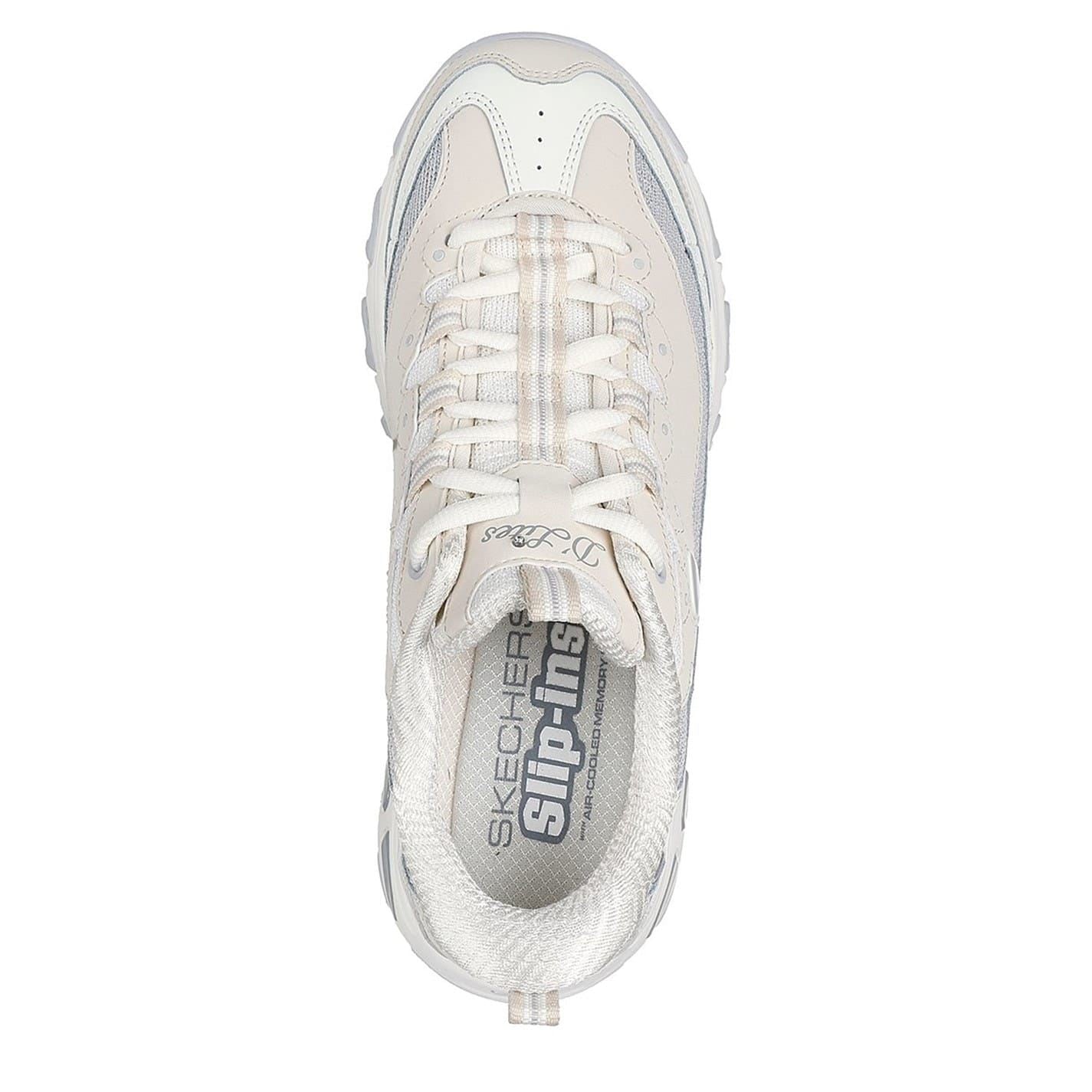 Skechers D Lites Smooth Nostalgia Low Top Sneakers