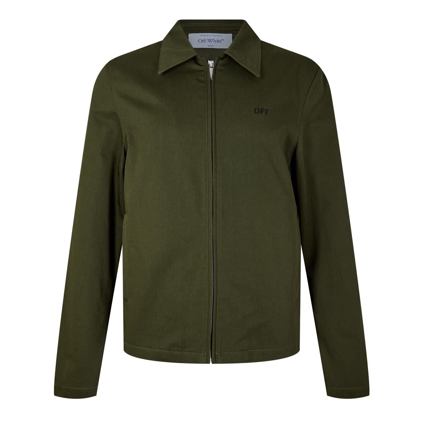 Off White Arrows Zipped Overshirt