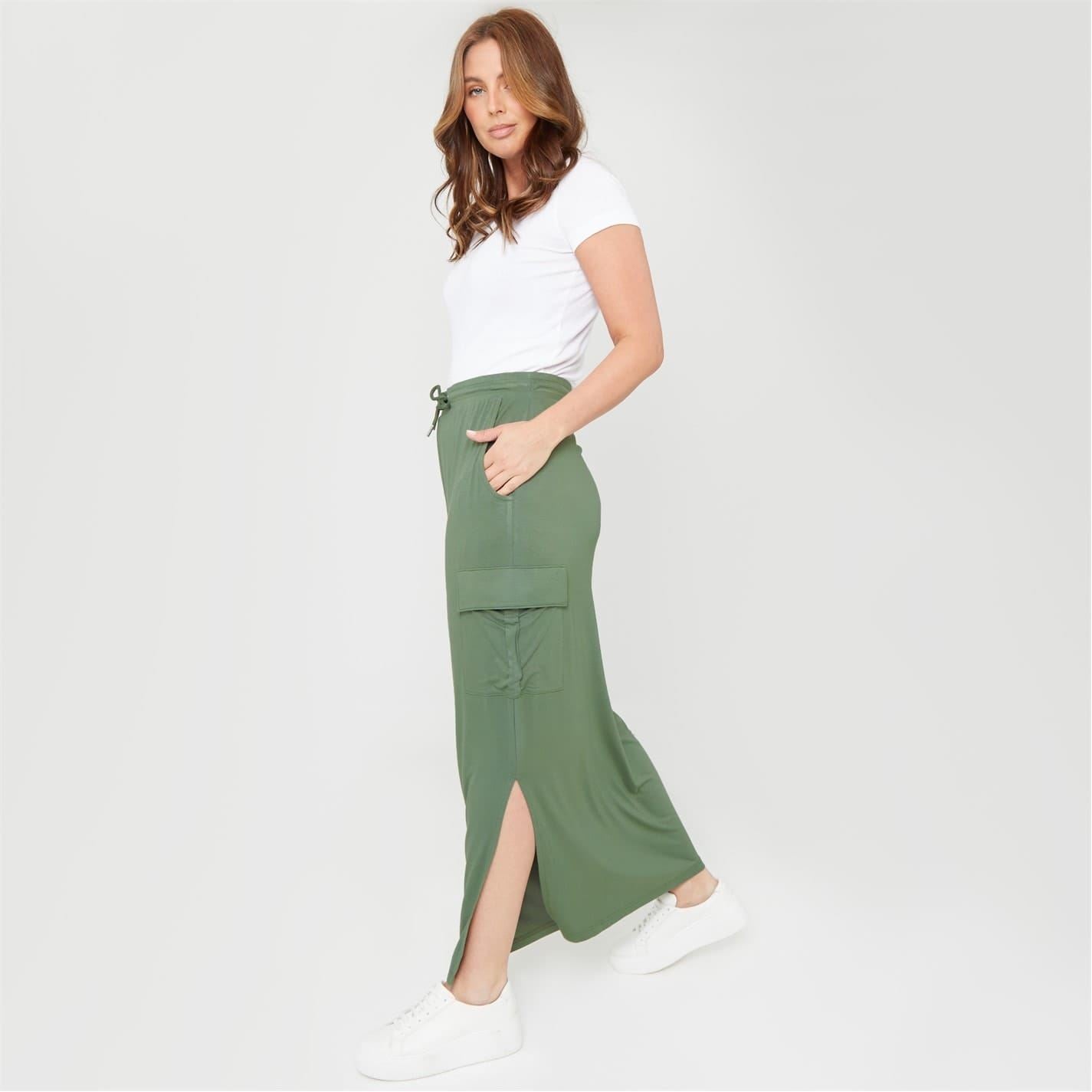 Be You You Maxi Cargo Skirt