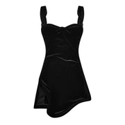 Mugler Strtch V Sweetheart Neck Bodycon Dress