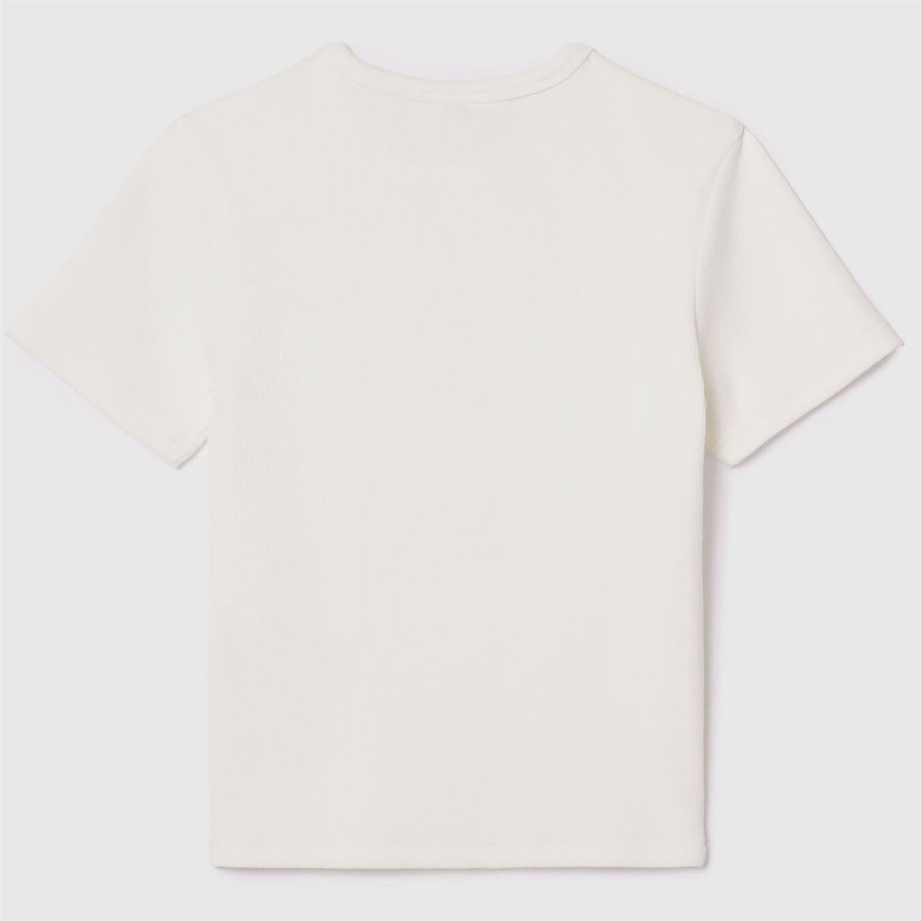 Lacoste Juniors Cotton Rib T-Shirt