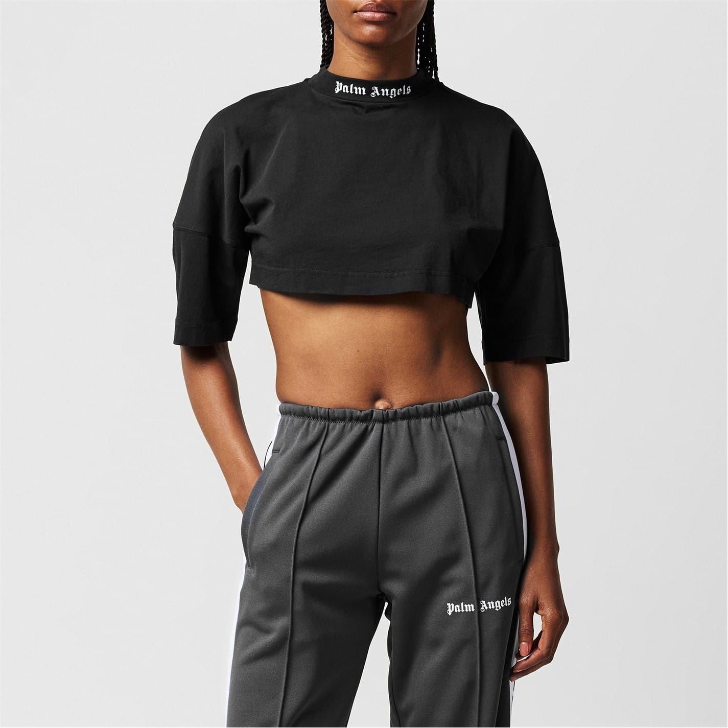 Palm Angels Logo Crop T-Shirt