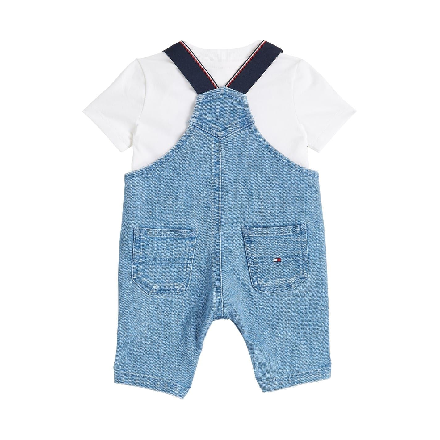 Tommy Hilfiger Sleeveless Solid Dungaree
