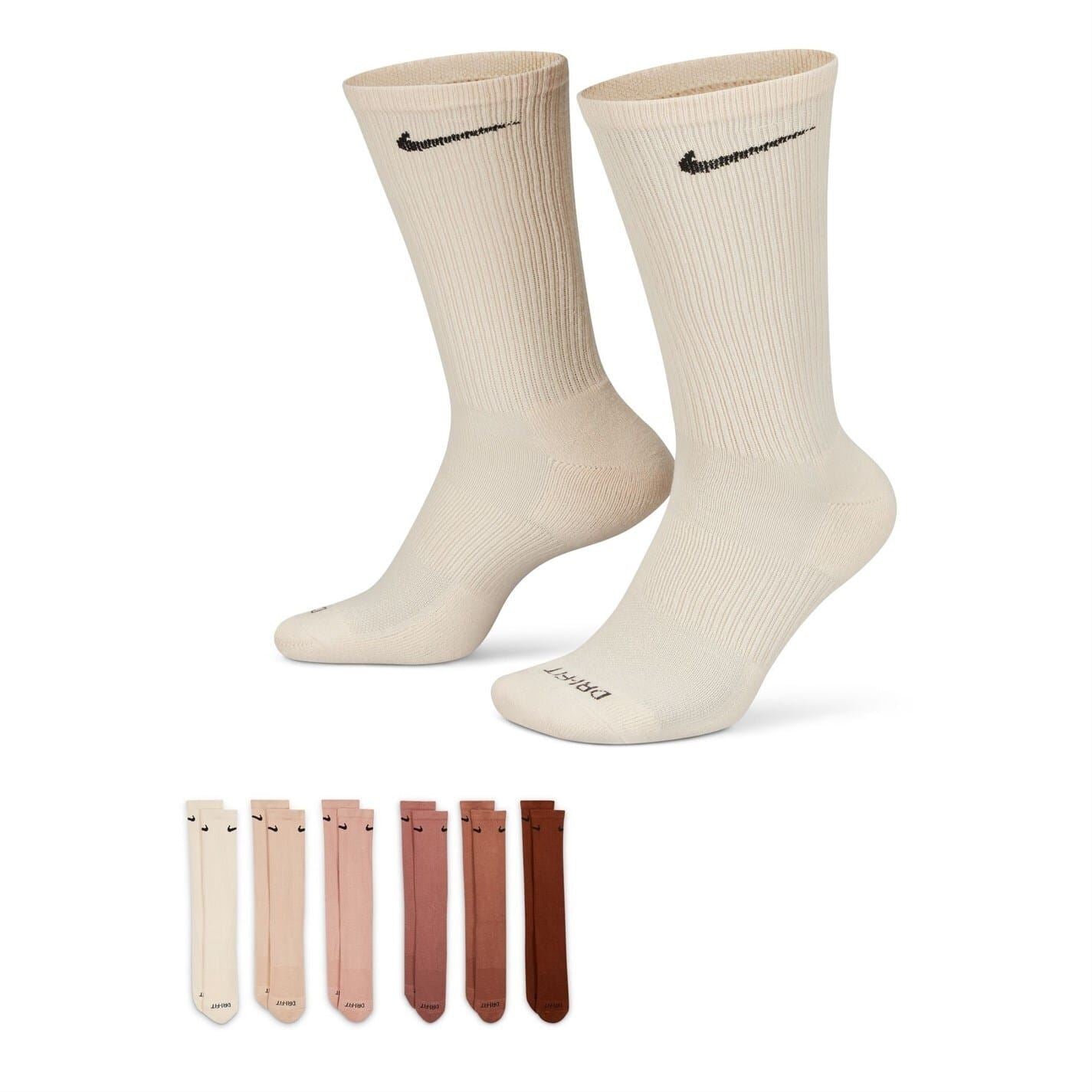 Nike 6 Pack Cushioned Training Crew Socks