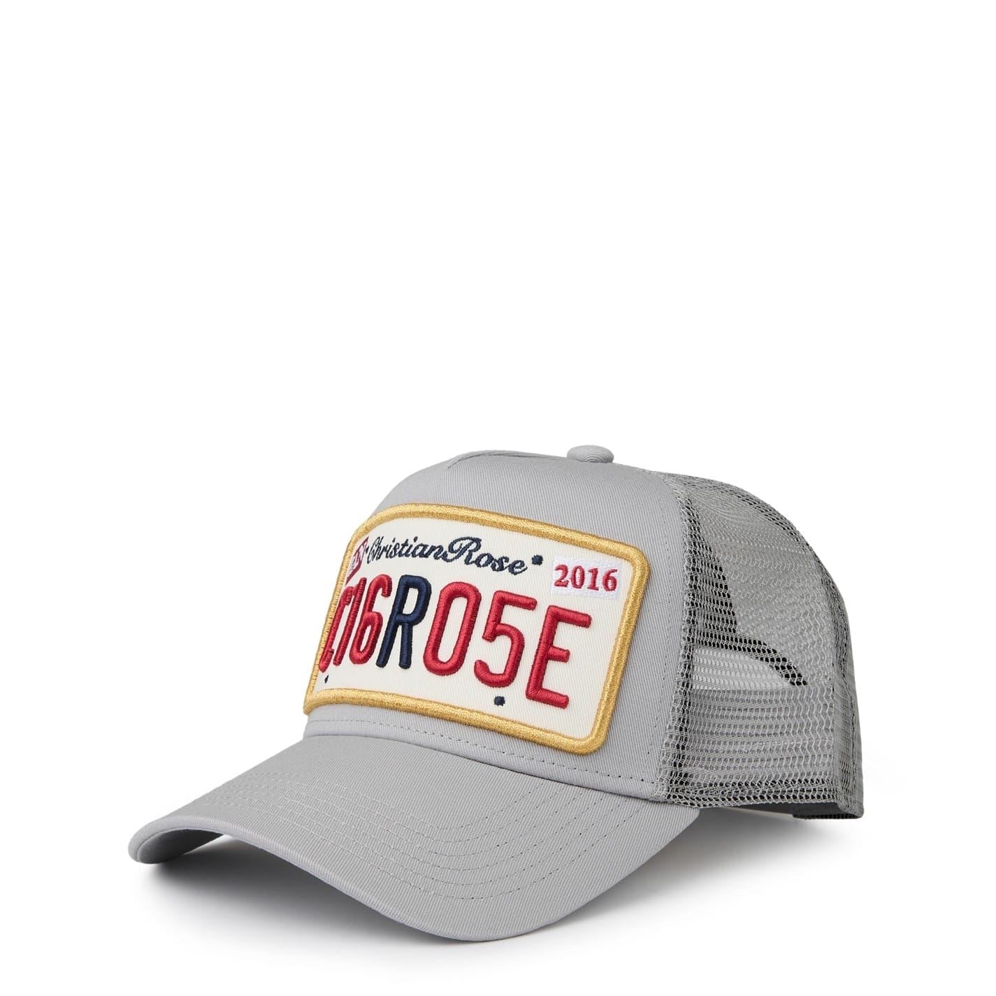 Christian Rose Plate Trucker Cap
