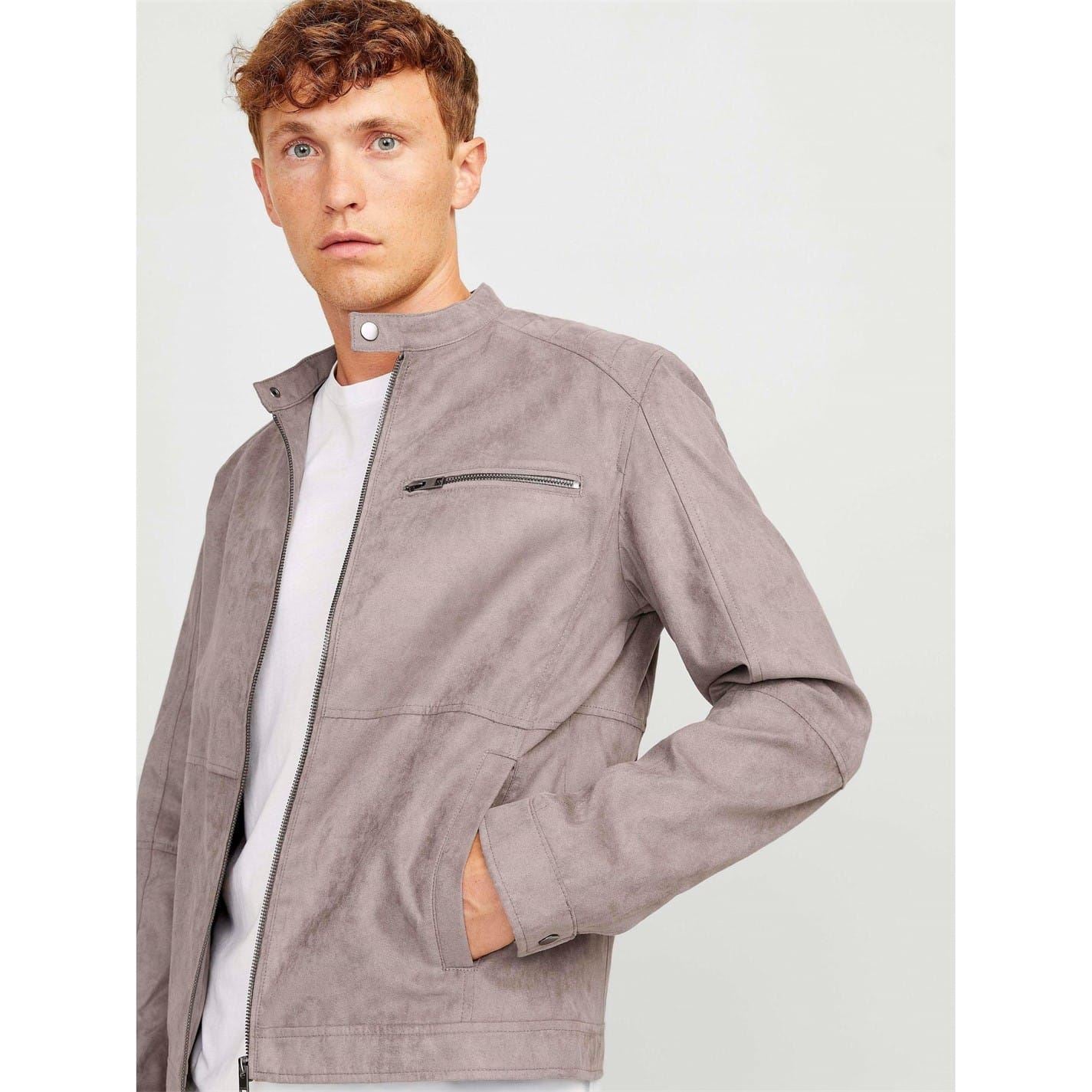 Jack and Jones Mens Biker Jacket