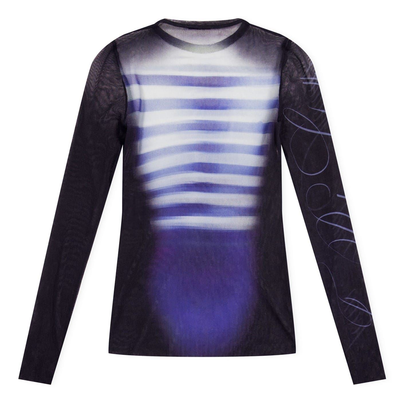 Jean Paul Gaultier Slim Fit Crew Neck Long Sleeve T-Shirt