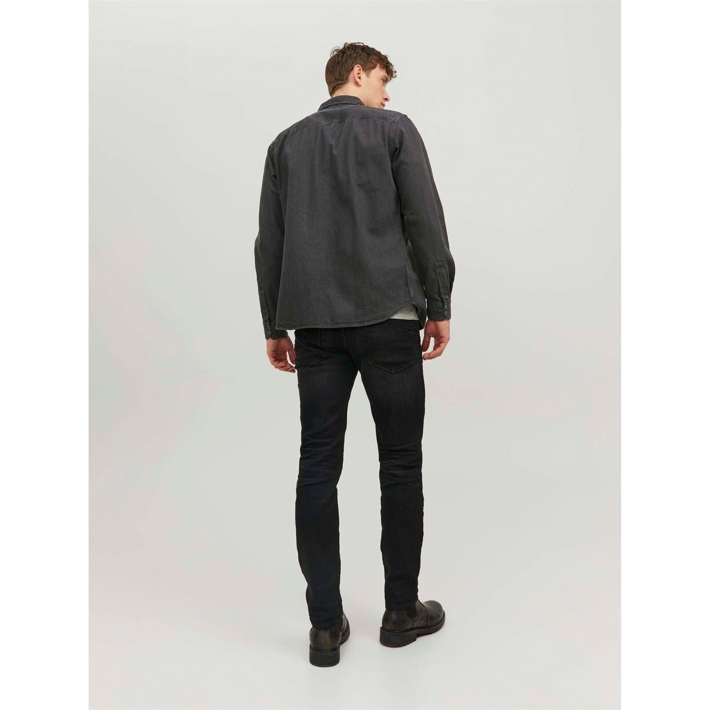 Jack and Jones Sheridan Collared Neck Long Sleeve Shirt