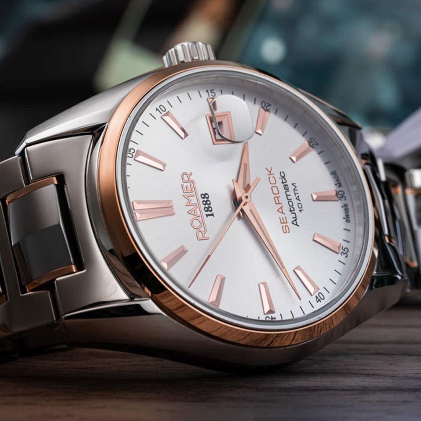 Roamer Stainless Steel Luxury Analogue Watch