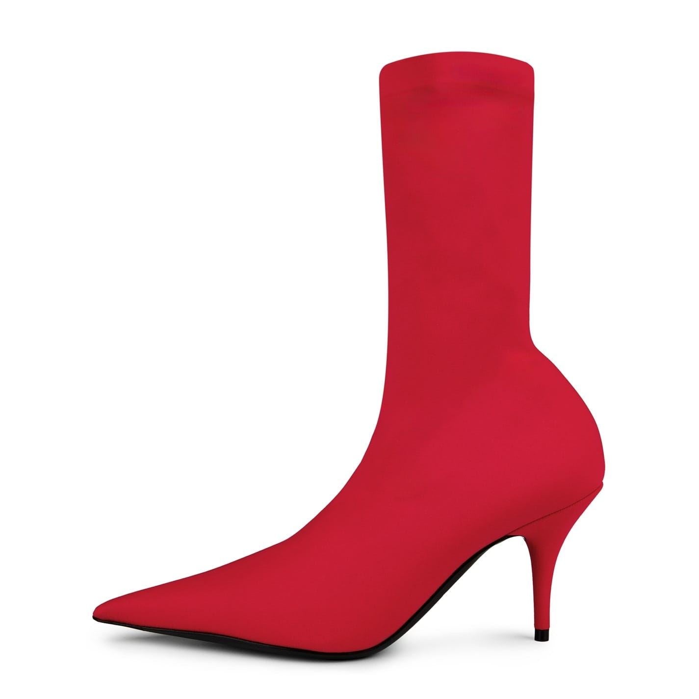 Balenciaga Womens Ankle Heeled Boots