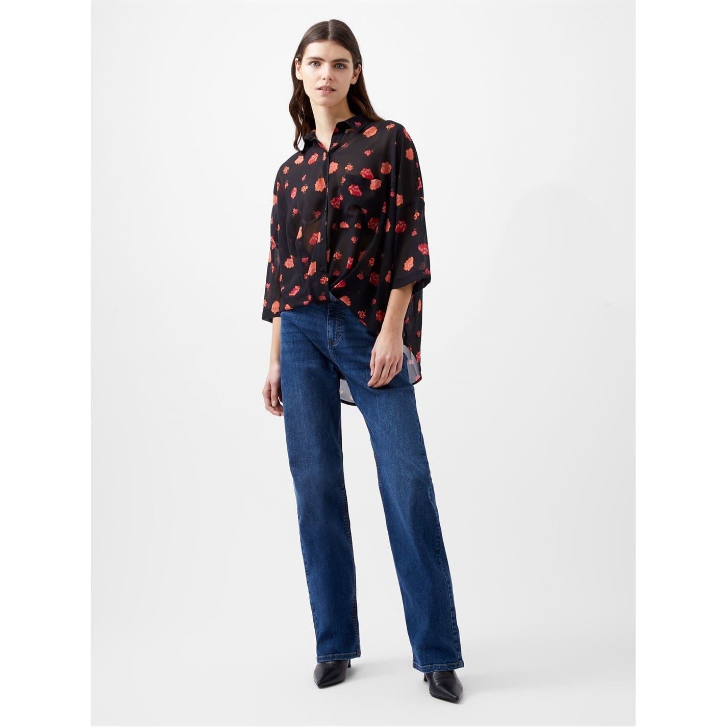 French Connection Ella Relaxed Fit Floral Shirt