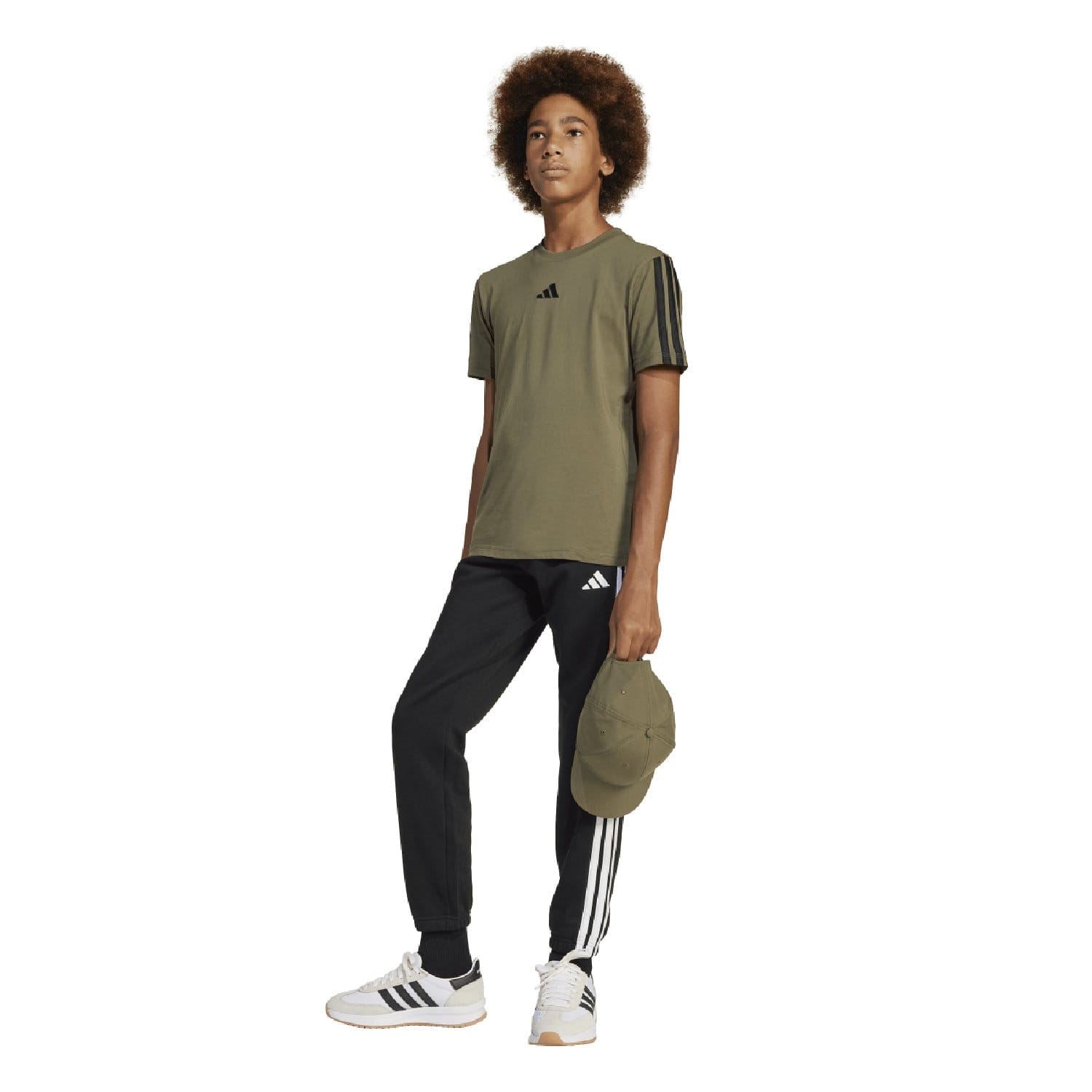 adidas Juniors 3 Stripes T-Shirt