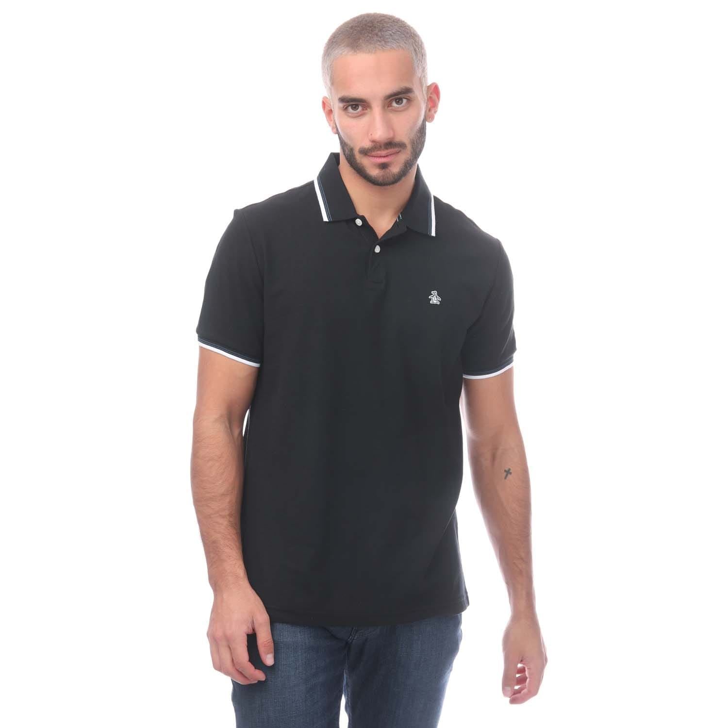 Original Penguin Tipped Pique Polo Shirt