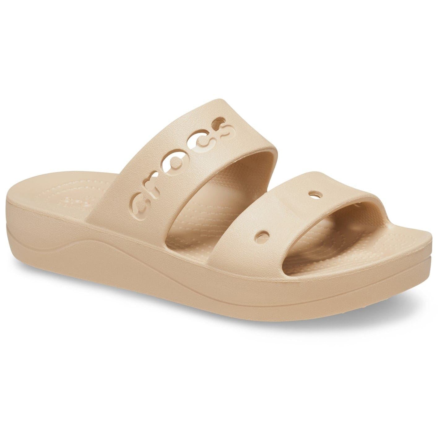 Crocs Baya Flatform Open Toe Slide Sandals