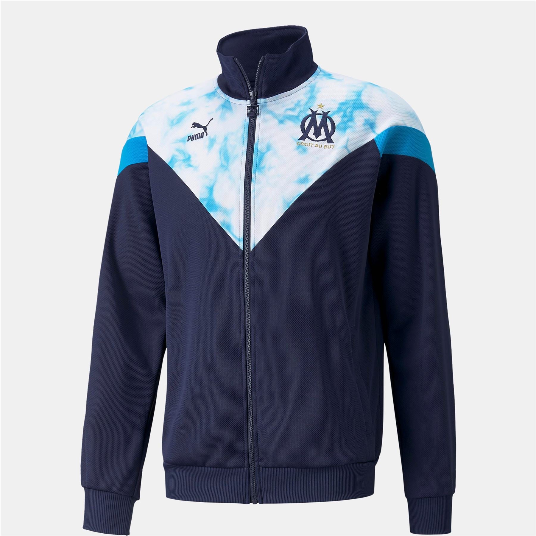 Puma Olympique De Marsille Fc Mesh Track Jacket