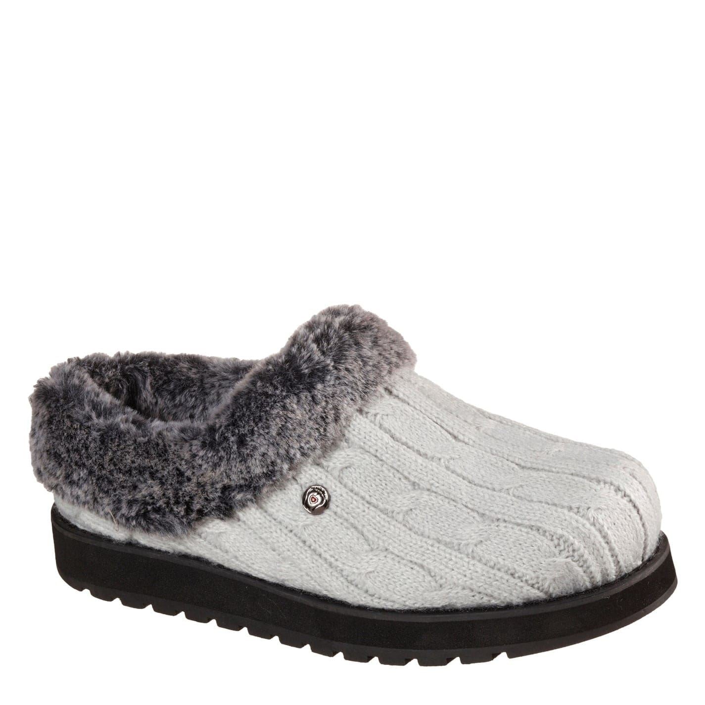 Skechers Keepsakes Ice Angel Ribbed Mule Slippers