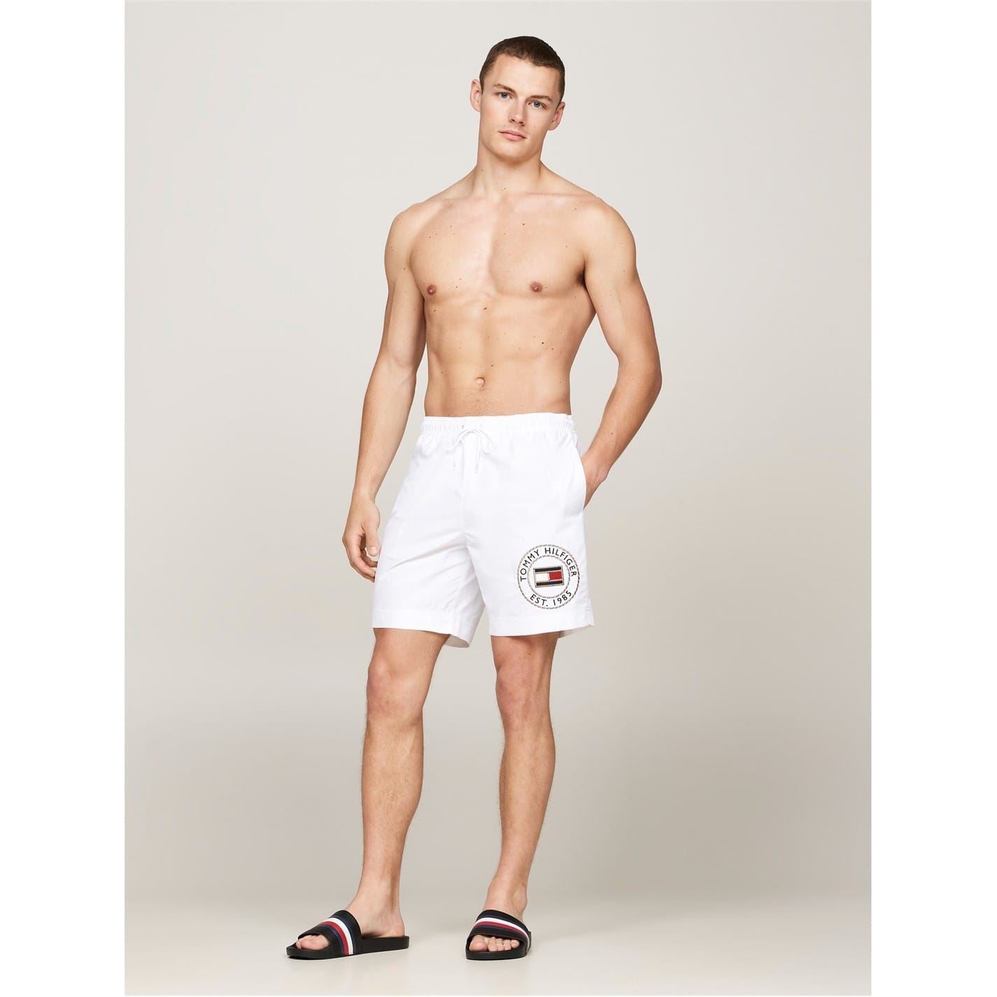 Tommy Hilfiger Stripe Patterned Open Toe Slide Sandals