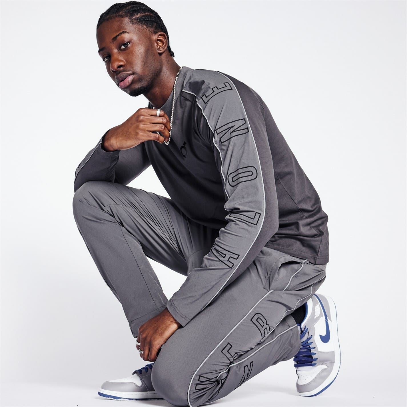 Blood Brother Racer Reflective Ribbon Track Pants