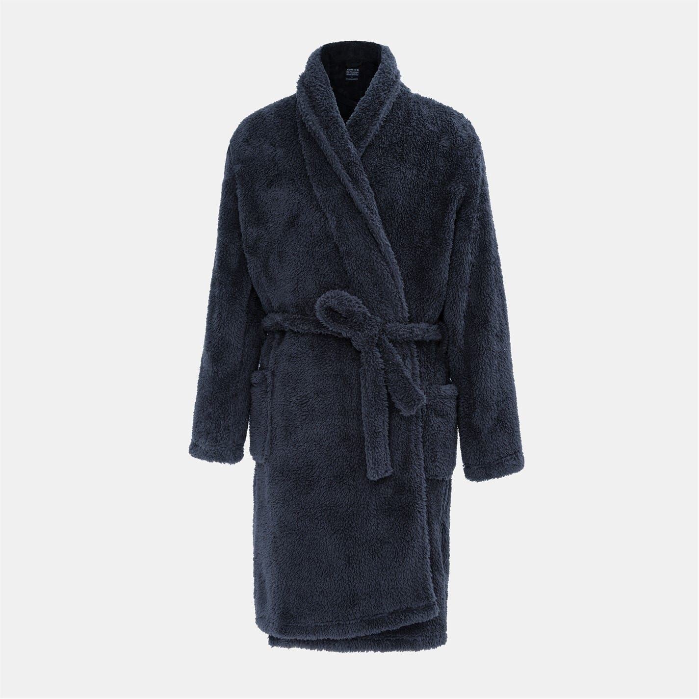 Howick Mens Fleece Plain Robe