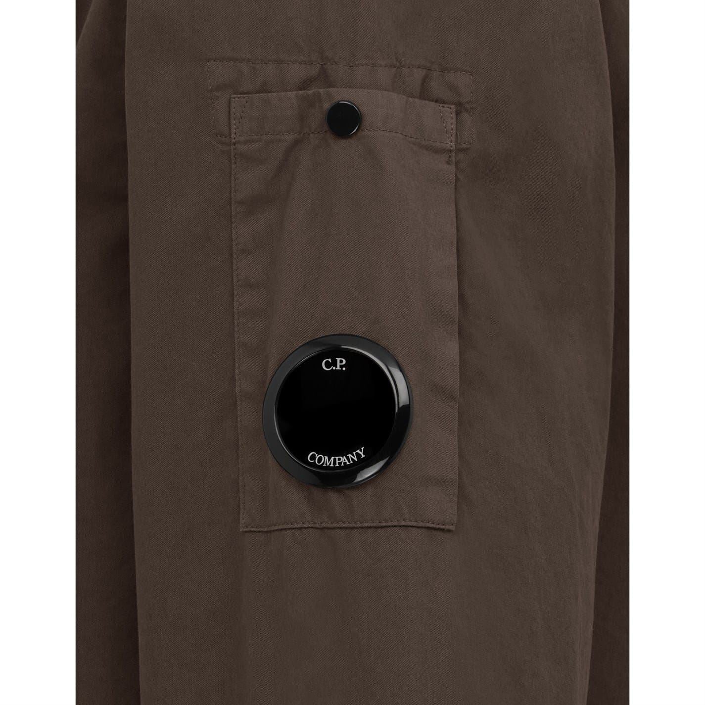 C.P. Company Mens Gabardine Lens Overshirt