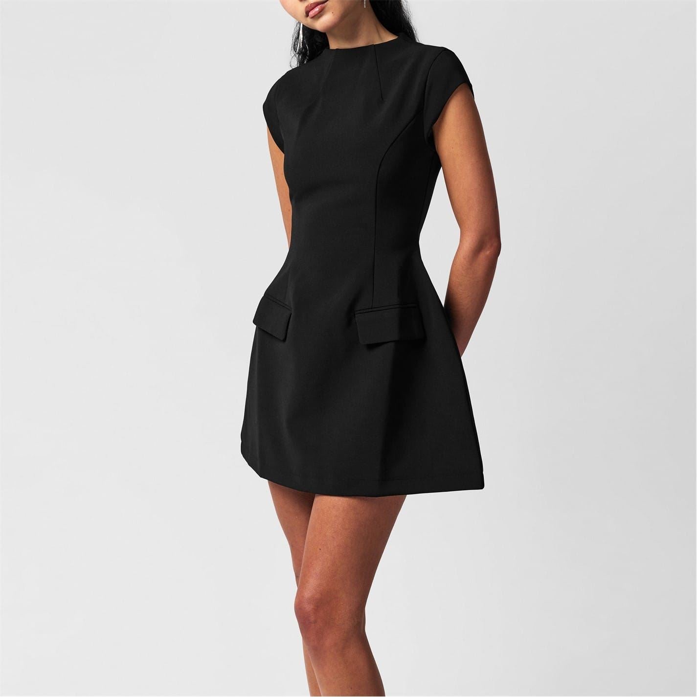 Odd Muse Cap Sleeve Mini Dress