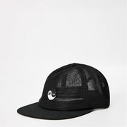 Vans Skate Yin Yang Eyes Mesh 6 Panel Flat Bill Trucker Cap