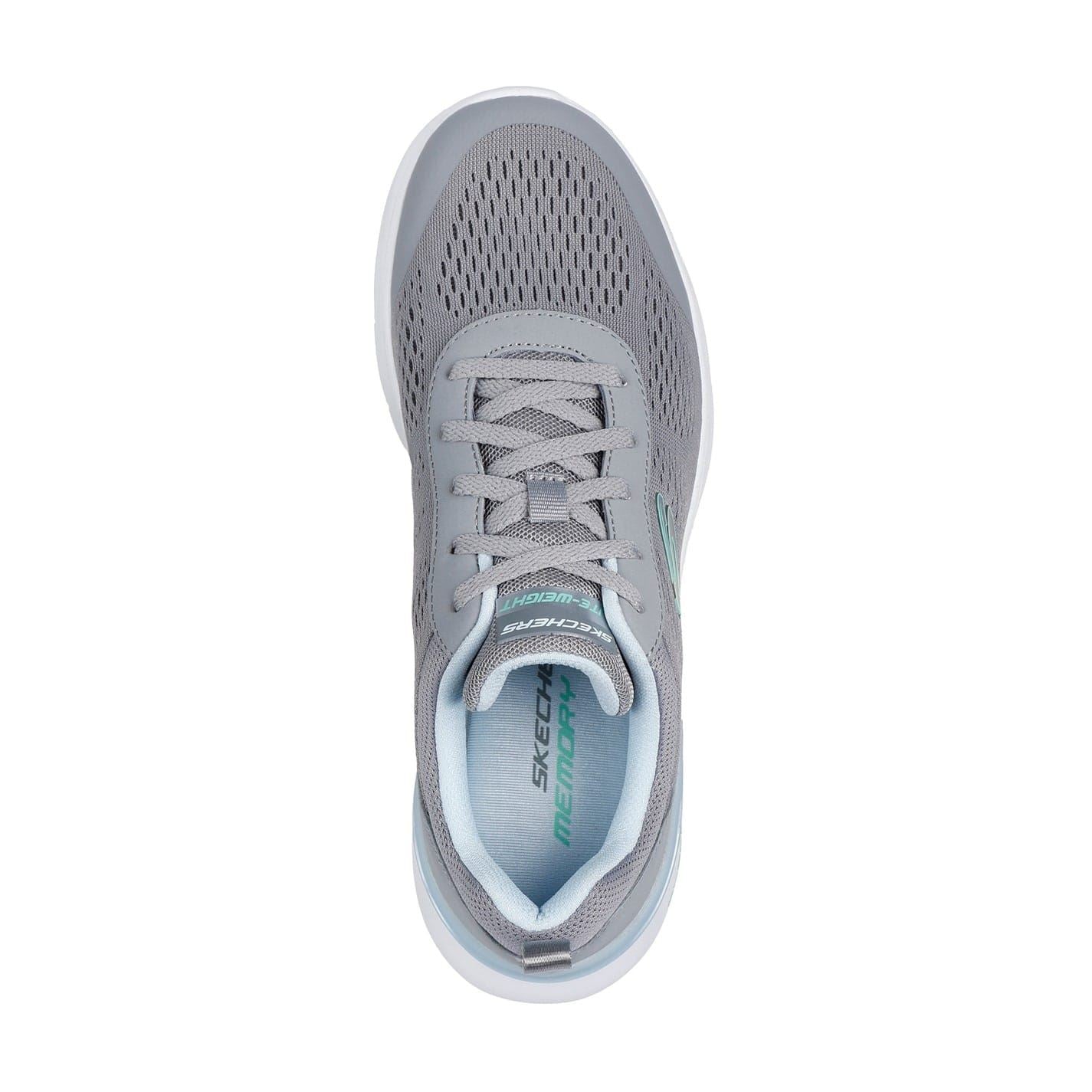 Skechers Engineered Mesh Lace Up Low Top Trainers