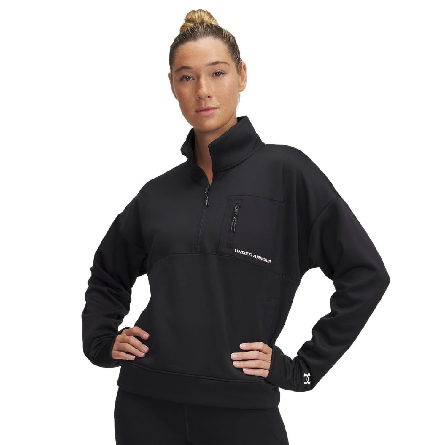 Under Armour Armour Woven Fleece Half-Zip Top