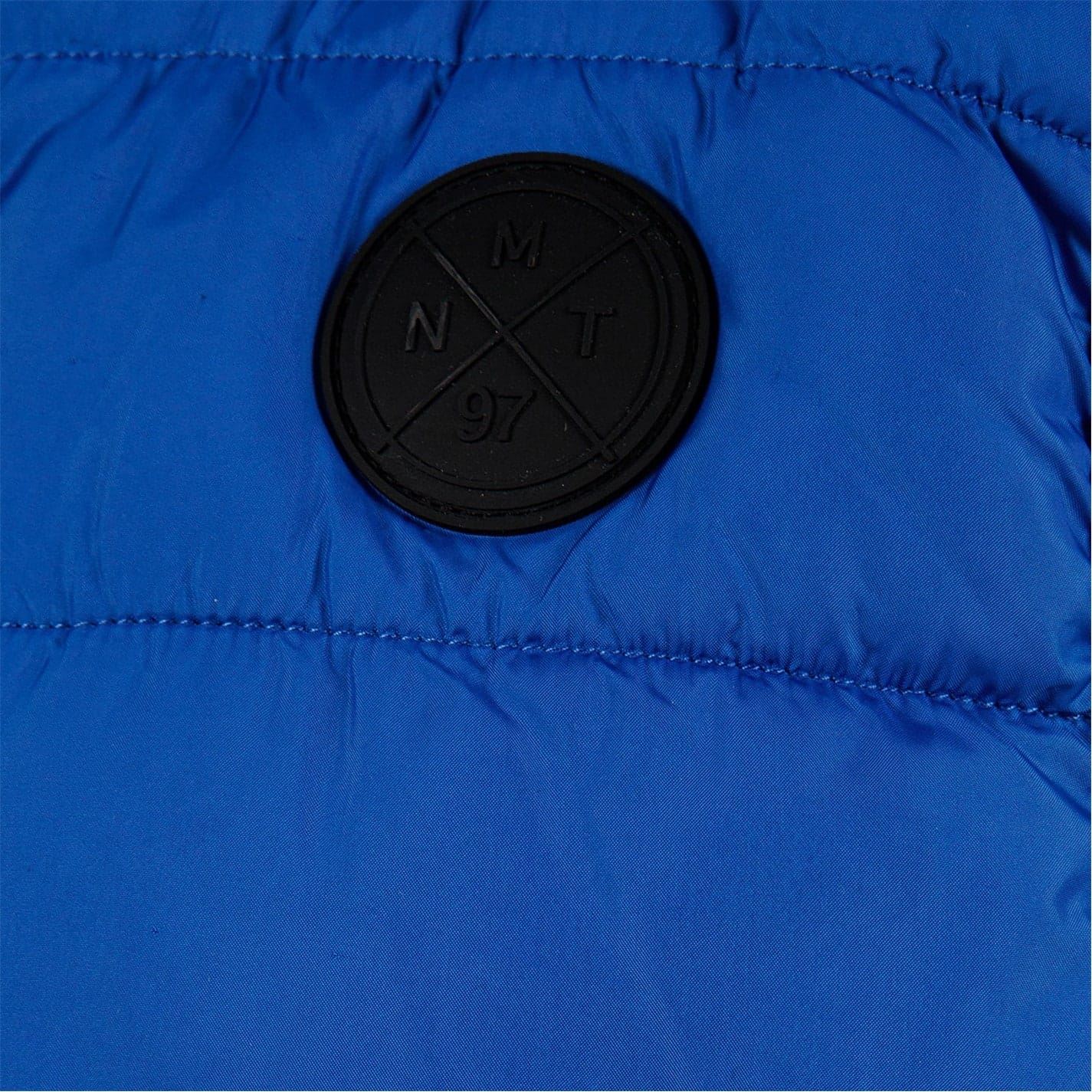 Minoti Boys Padded Gilet With Detachable Hood Cobalt Blue