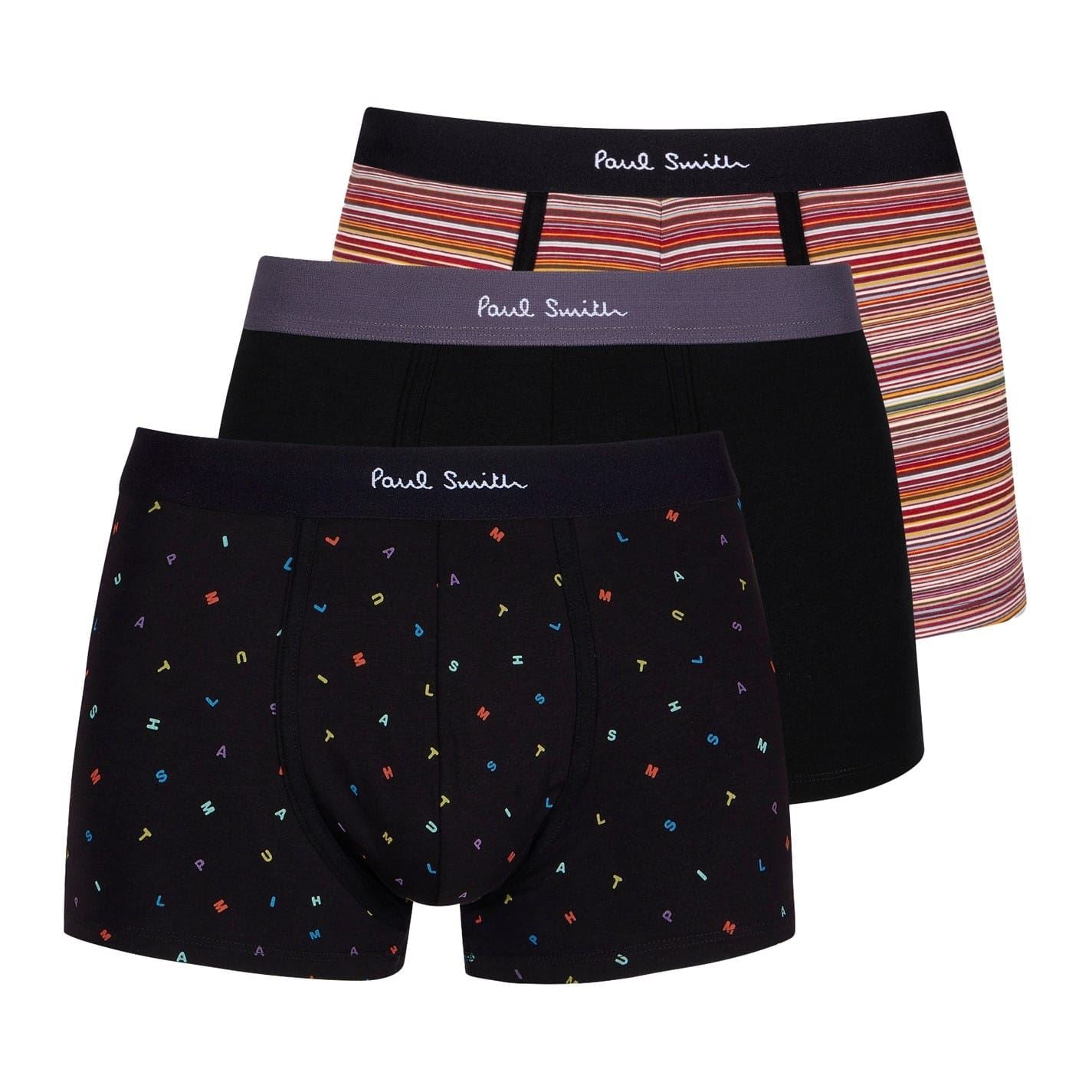 Paul Smith Stamp Stripe Patterned Boxer Brief