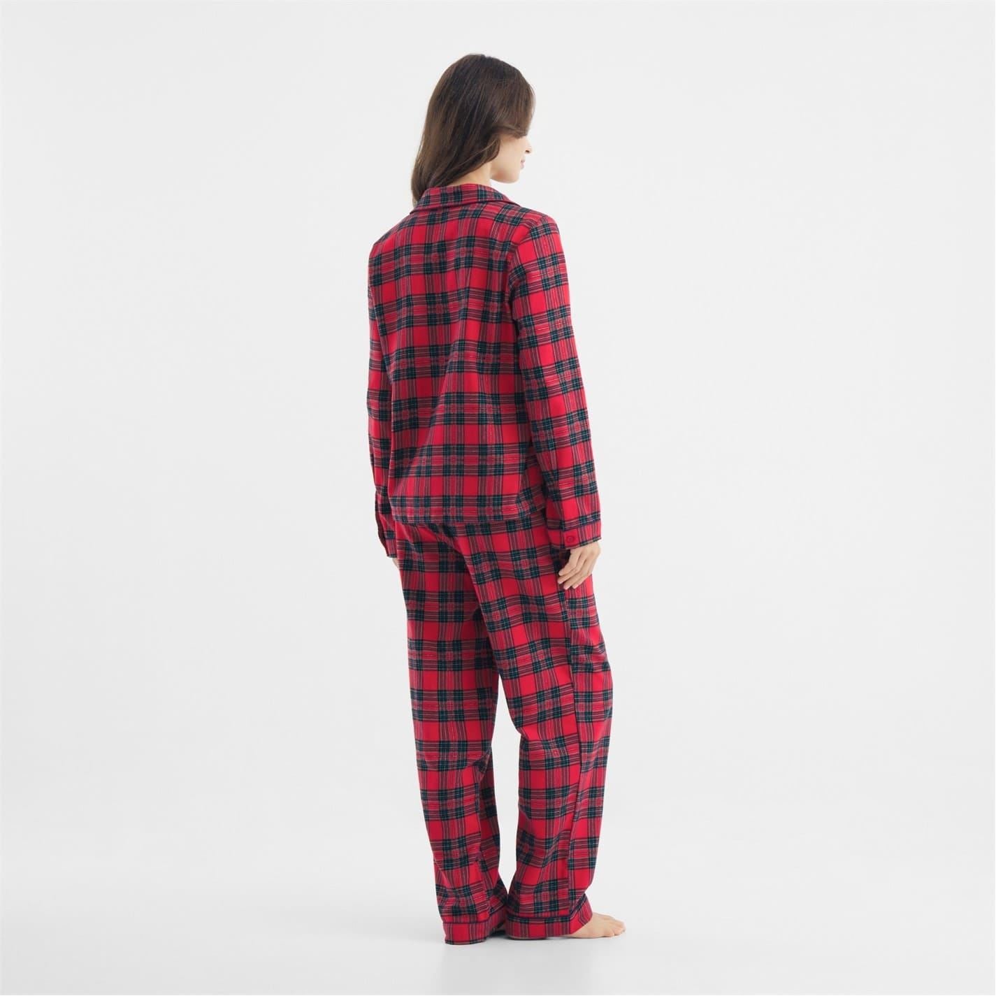 Chelsea Peers Collared Neck Long Sleeve Pyjama Set