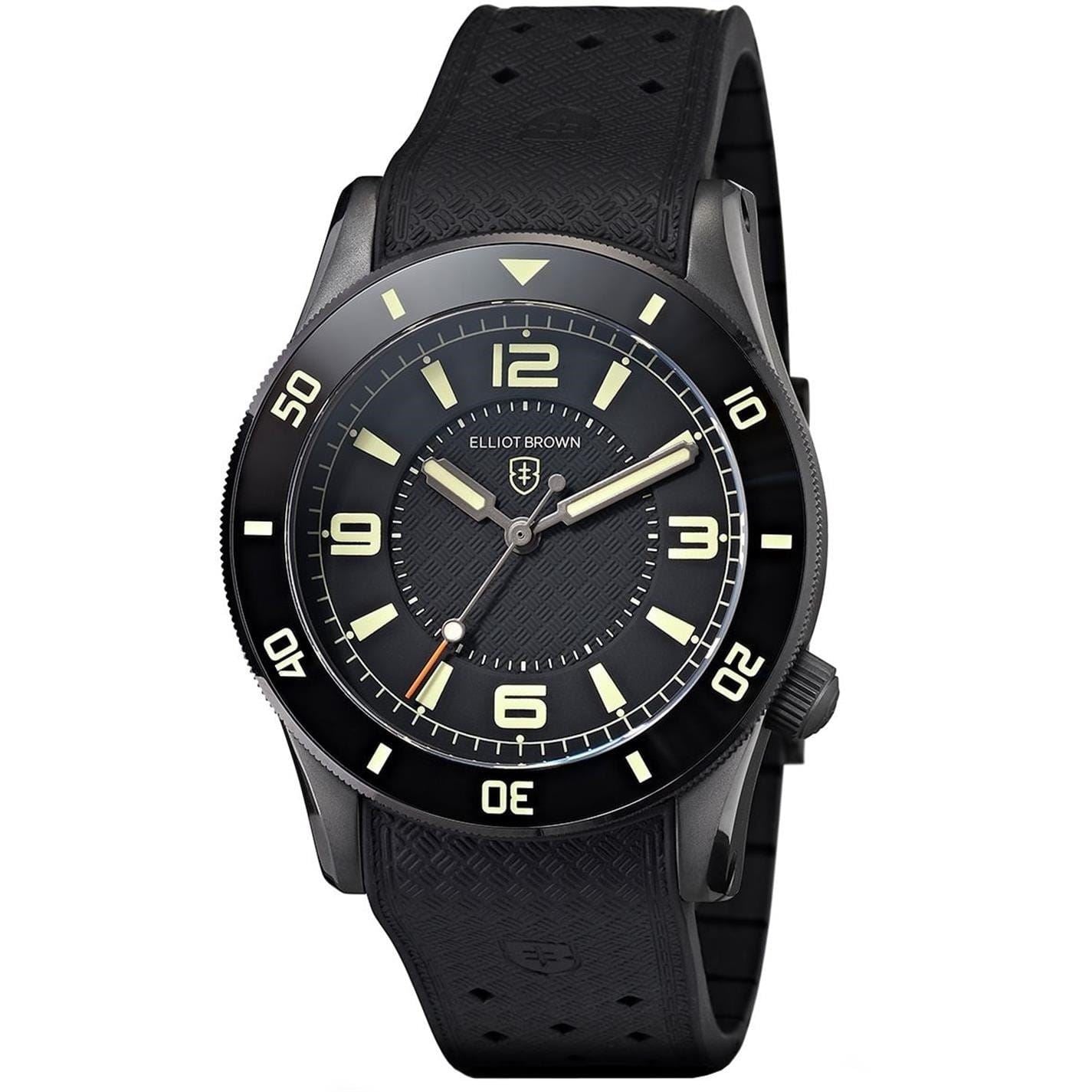Elliot Brown Analogue Rubber Strap Watch